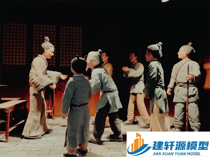 昔阳喻侃压粮饷军场景
